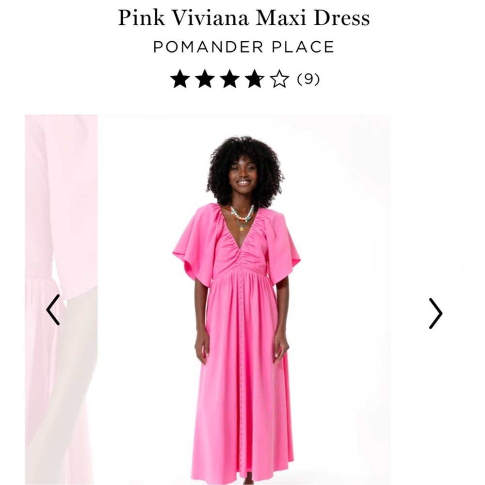 Pomander Place Vibrant Pink Maxi Dress